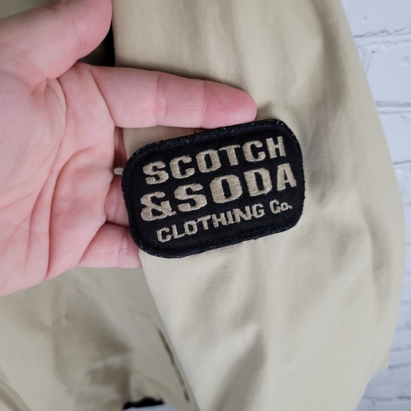 SCOTCH & SODA | light canvas zip mesh lined jacket - Picture 2 of 8